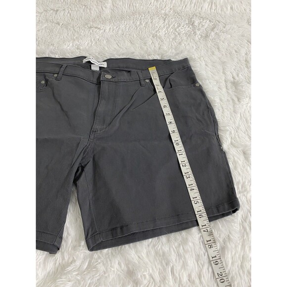 Amazon Essentials Chino Shorts Women's Size 38W Gray Summer Casual Pockets - Picture 8 of 10